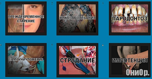 Влияние курения